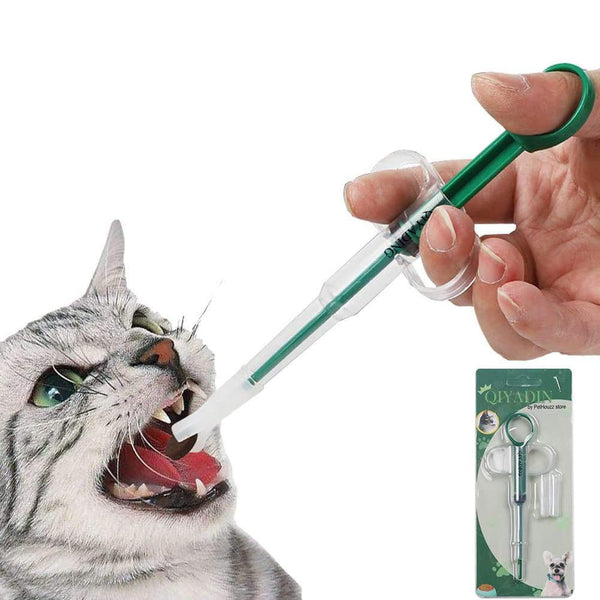 Cat Pill Shooter Pet Piller Gun Dog Pill Shooter Cat Tablet Soft Tip Syringe Pet Medical Feeding Dispenser Tool for Small Animal